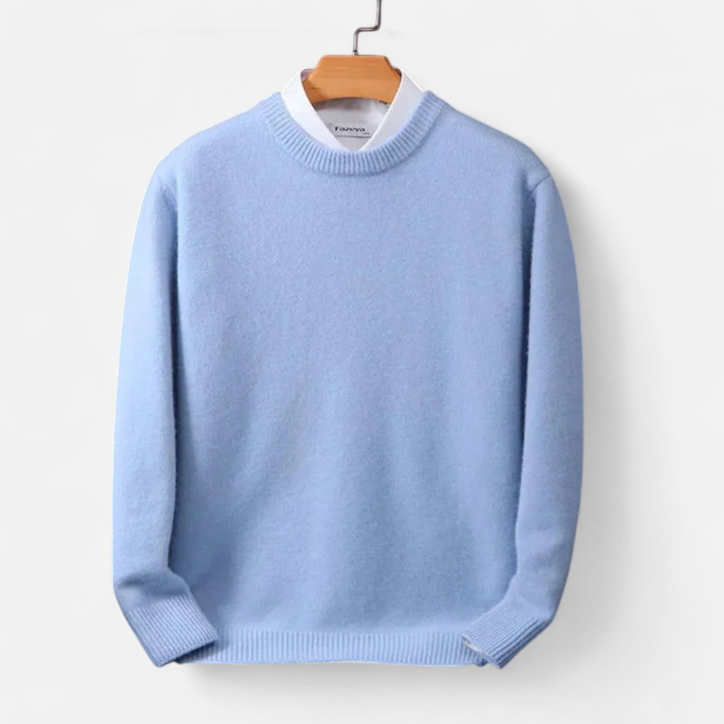 Zarenzio | Men's Cashmere Knitted O-Neck Sweater