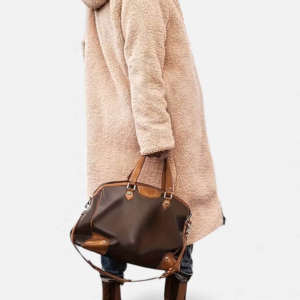 Zarenzio | Women's Polyester Fleece Lined Knee-Length Puffer Jacket