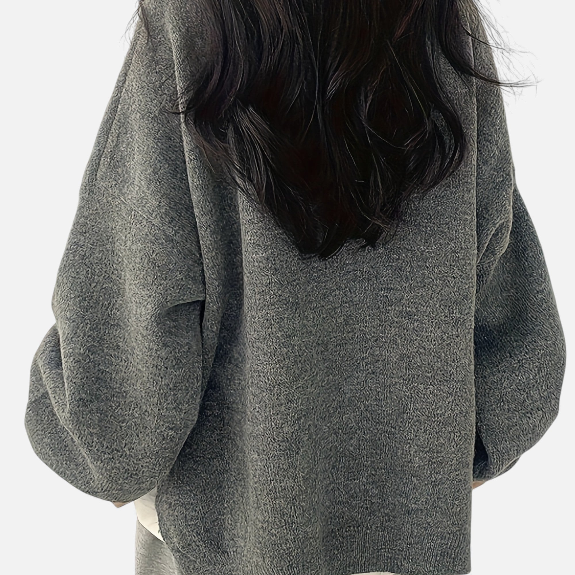 Zarenzio | Women's Polyester Knit Crew Neck Pullover Sweater