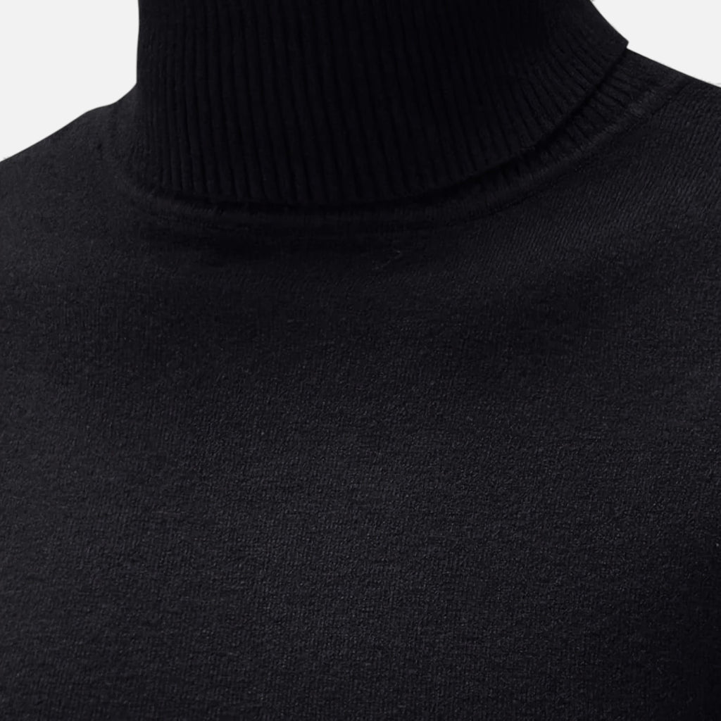 Zarenzio | Men's Viscose Blend Turtleneck Sweater