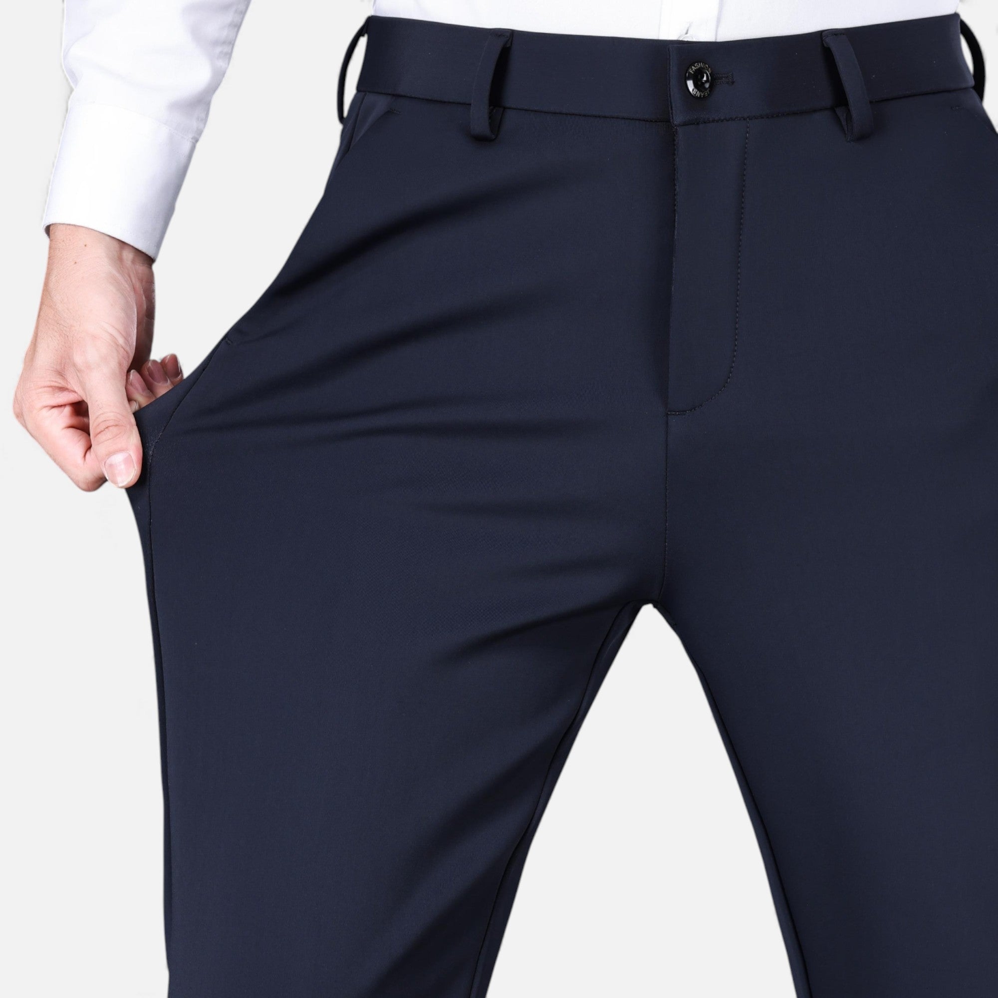Zarenzio | Men's Polyamide Stretch Chino Pants