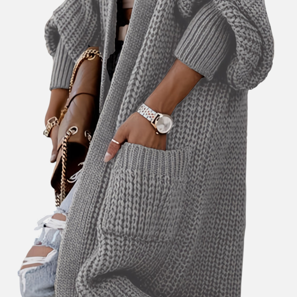 Zarenzio | Women’s Heritage Ribbed V-Neck Cardigan