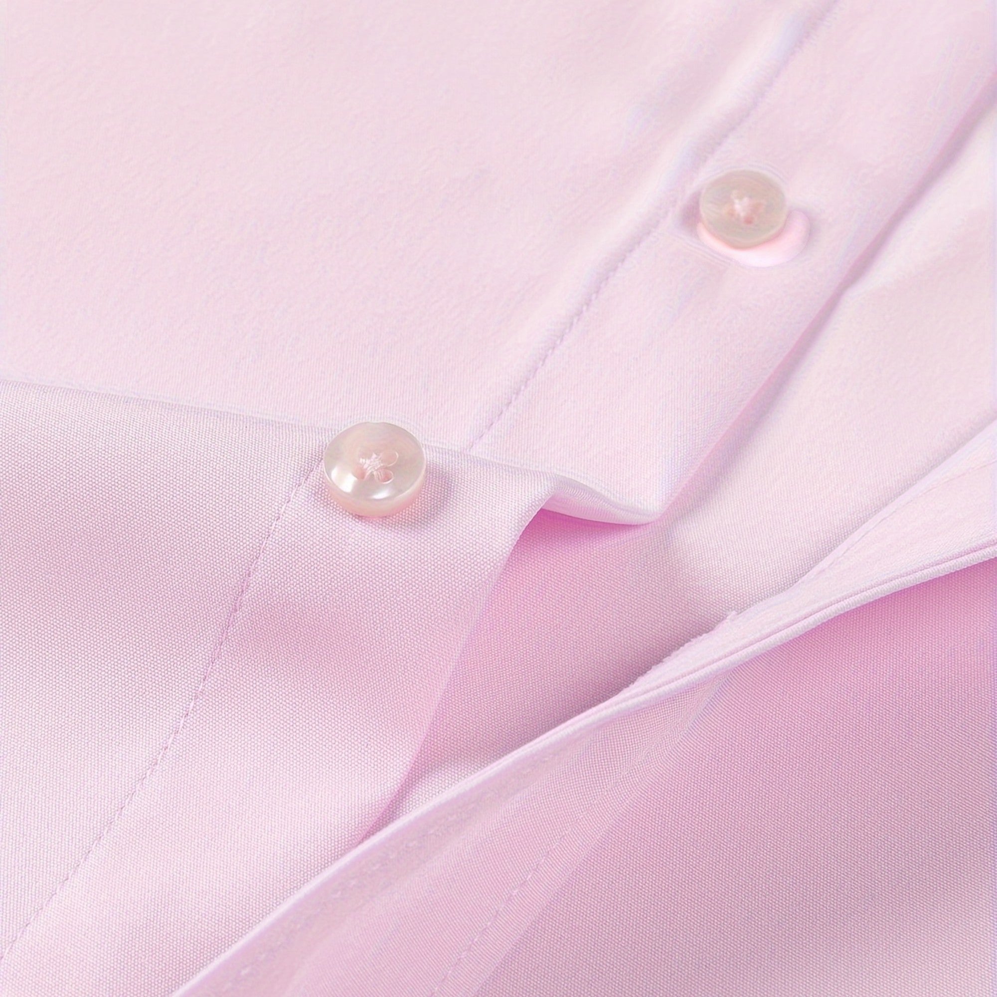 Zarenzio | Men's Polyester Slim-Fit Long Sleeve Business Shirt