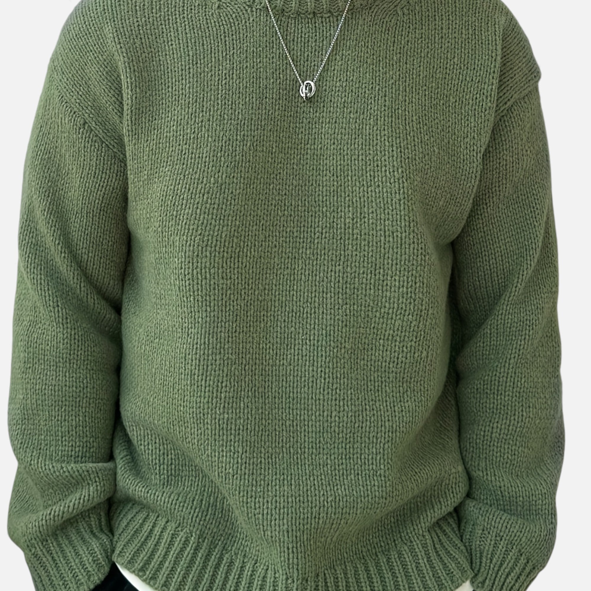 Zarenzio | Men's Polyester Knitted Crew Neck Sweater
