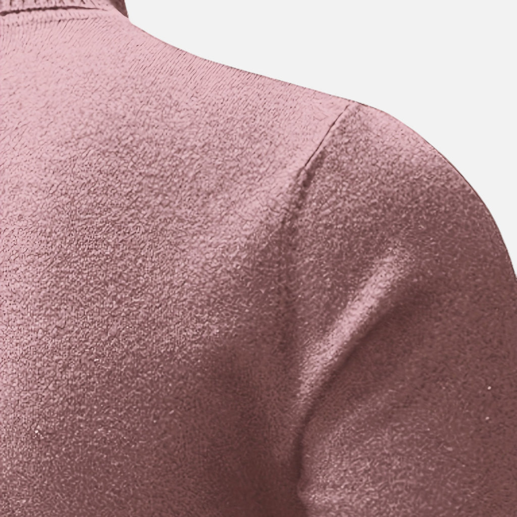 Zarenzio | Men's Viscose Blend Turtleneck Sweater
