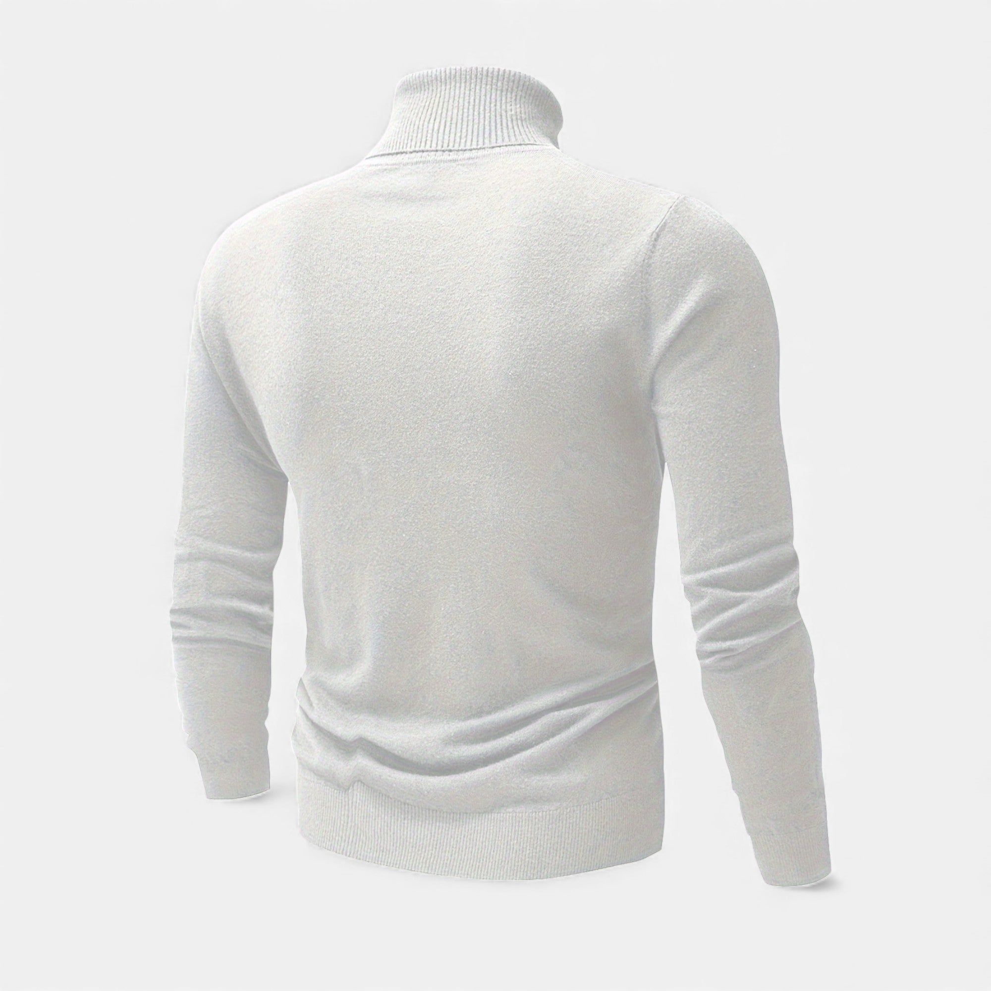 Zarenzio | Men's Viscose Blend Turtleneck Sweater