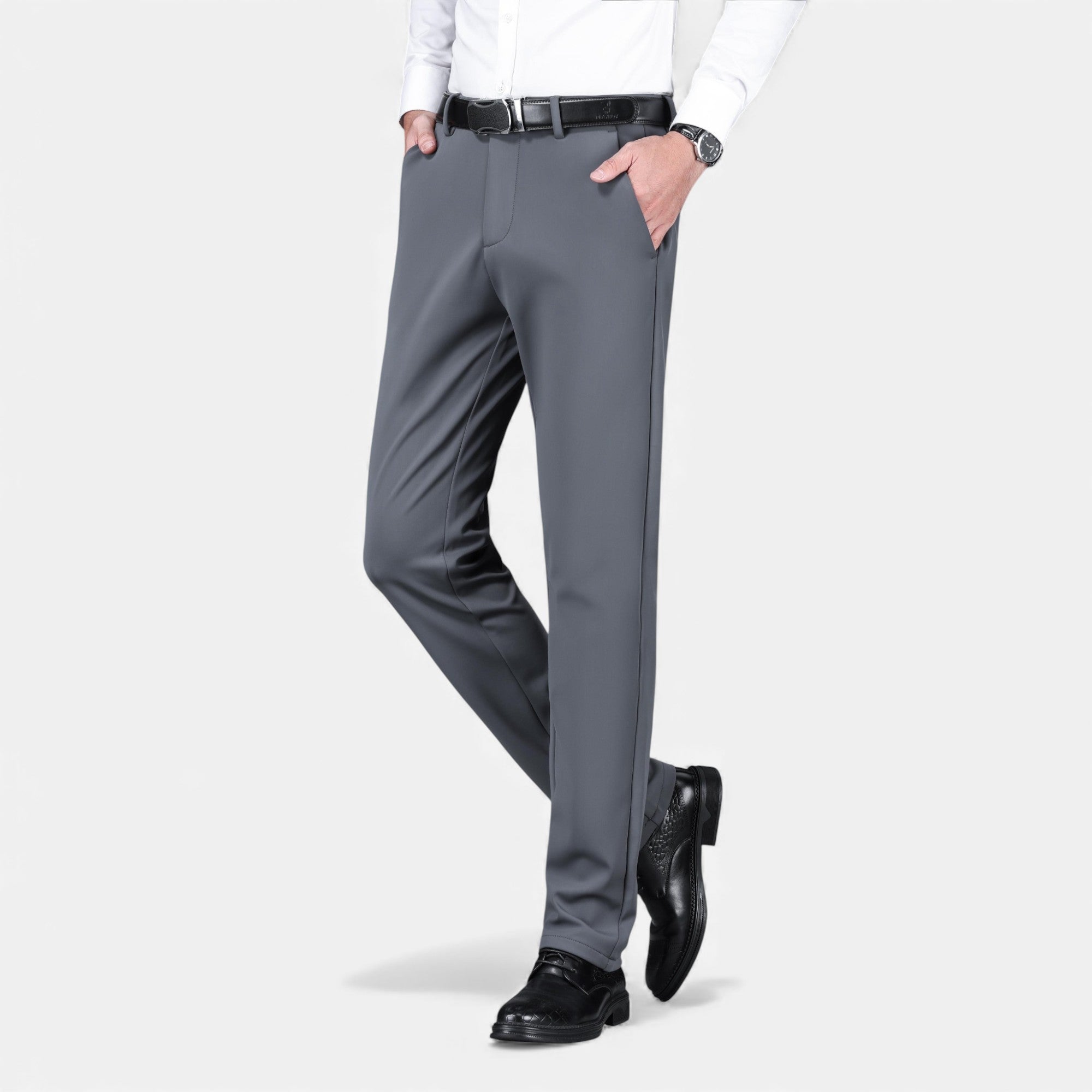 Zarenzio | Men's Polyamide Stretch Chino Pants