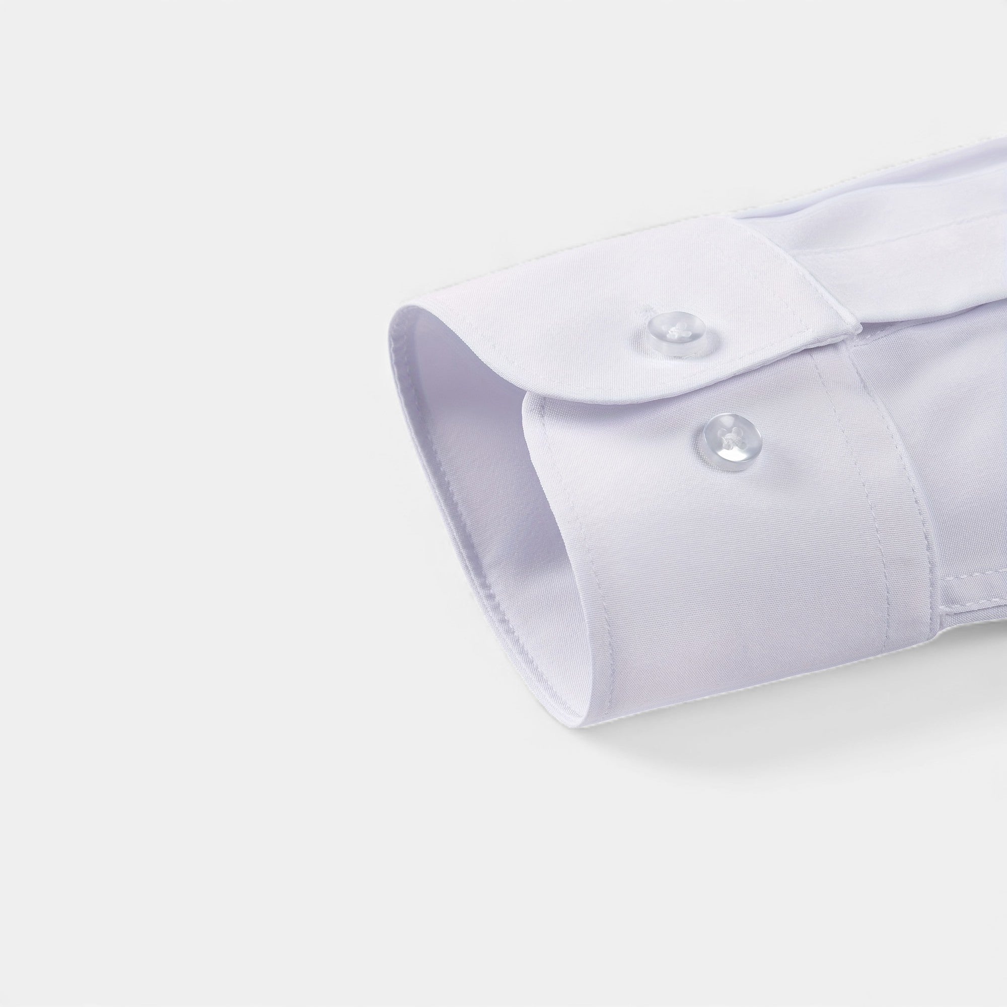 Zarenzio | Men's Polyester Slim-Fit Long Sleeve Business Shirt