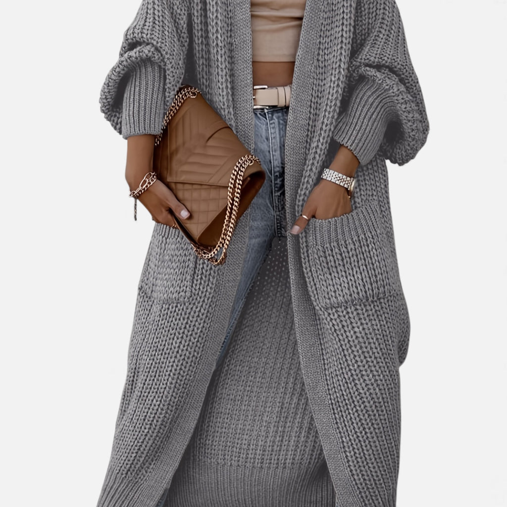 Zarenzio | Women’s Heritage Ribbed V-Neck Cardigan