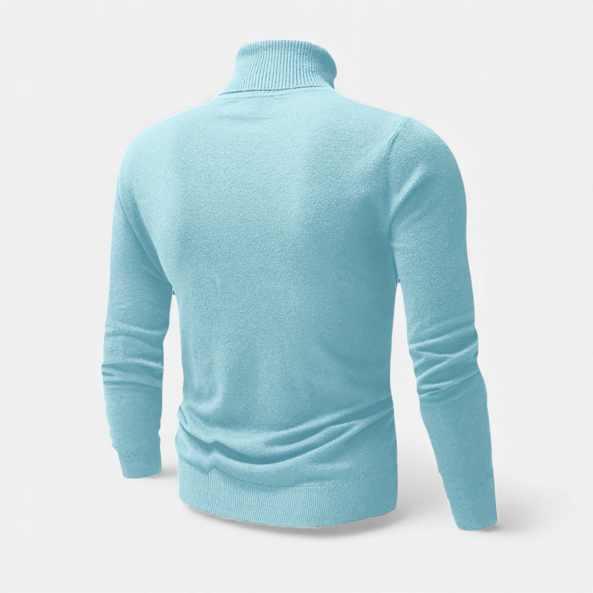 Zarenzio | Men's Viscose Blend Turtleneck Sweater
