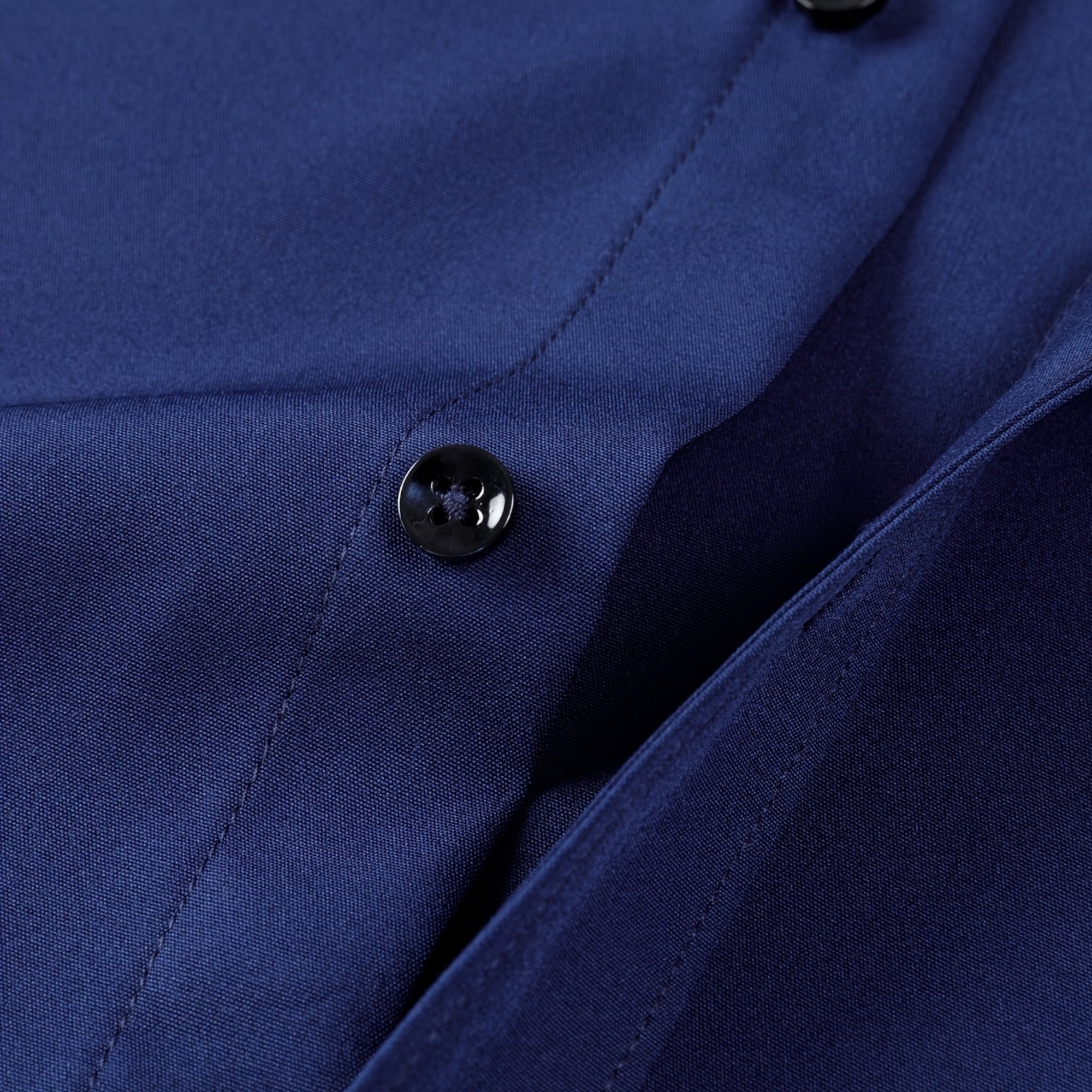 Zarenzio | Men's Polyester Slim-Fit Long Sleeve Business Shirt