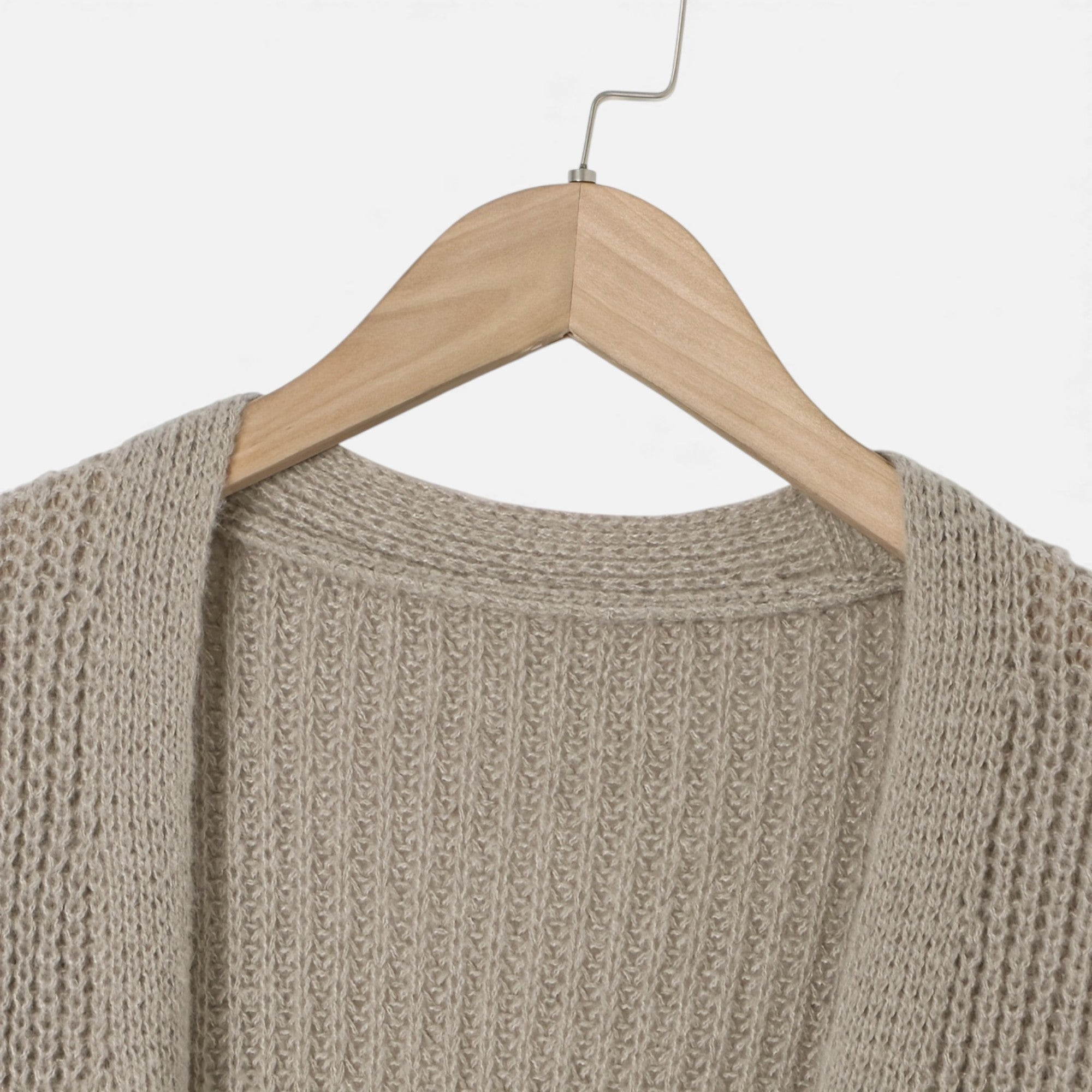 Zarenzio | Women’s Heritage Ribbed V-Neck Cardigan