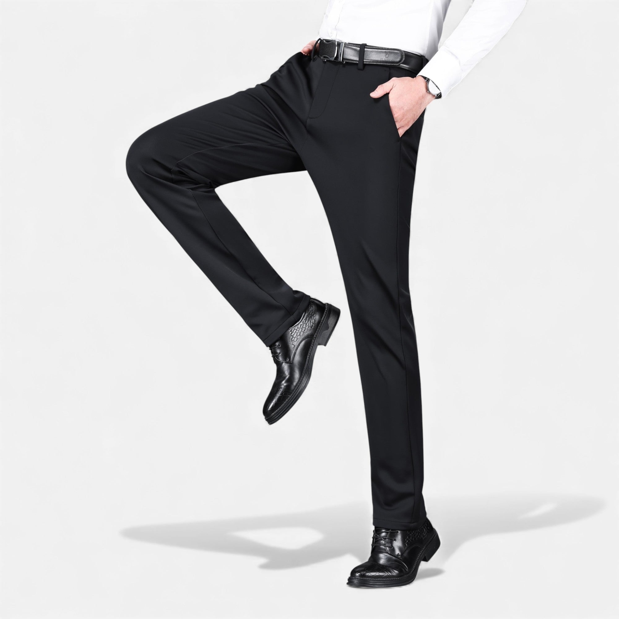 Zarenzio | Men's Polyamide Stretch Chino Pants