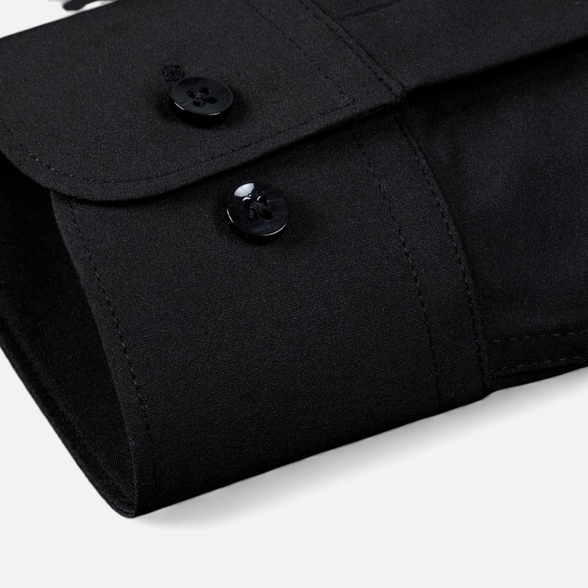 Zarenzio | Men's Polyester Slim-Fit Long Sleeve Business Shirt