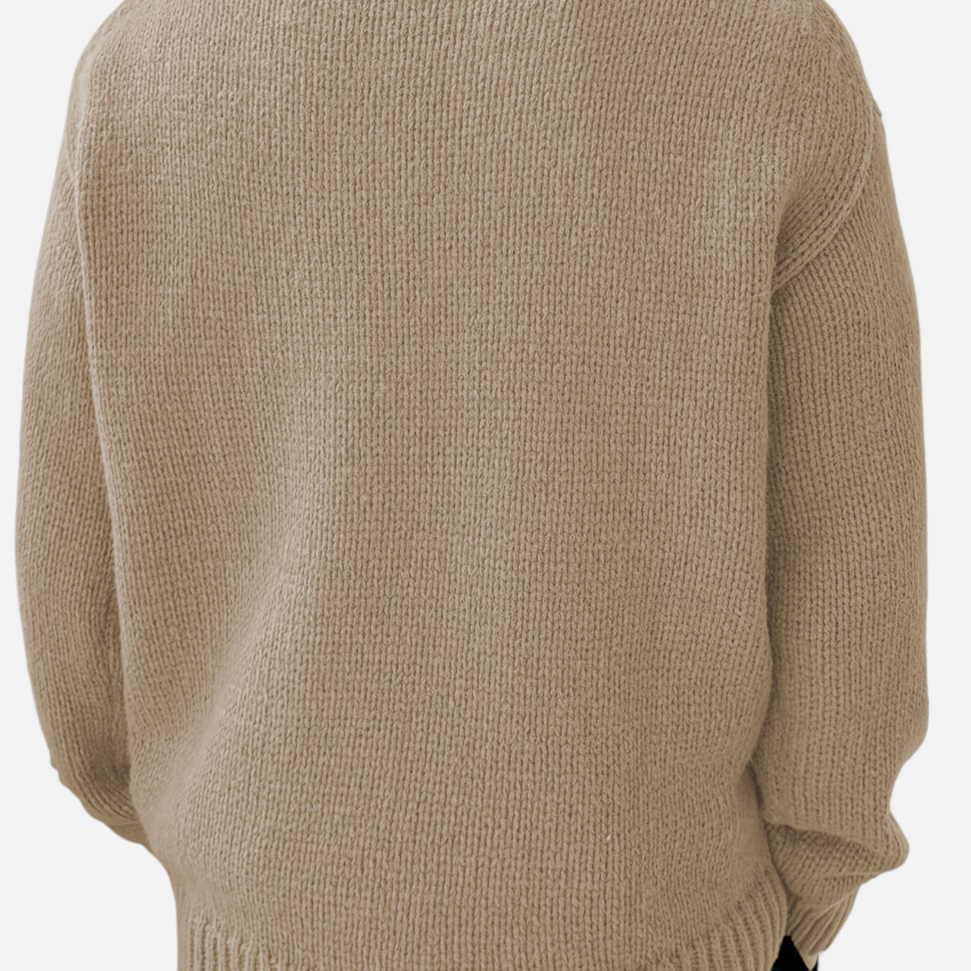 Zarenzio | Men's Polyester Knitted Crew Neck Sweater