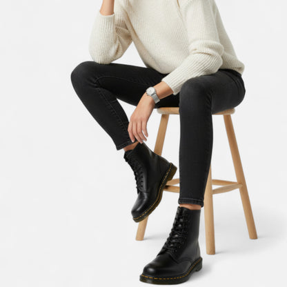 Zarenzio | Women's PU Leather Chelsea Boots