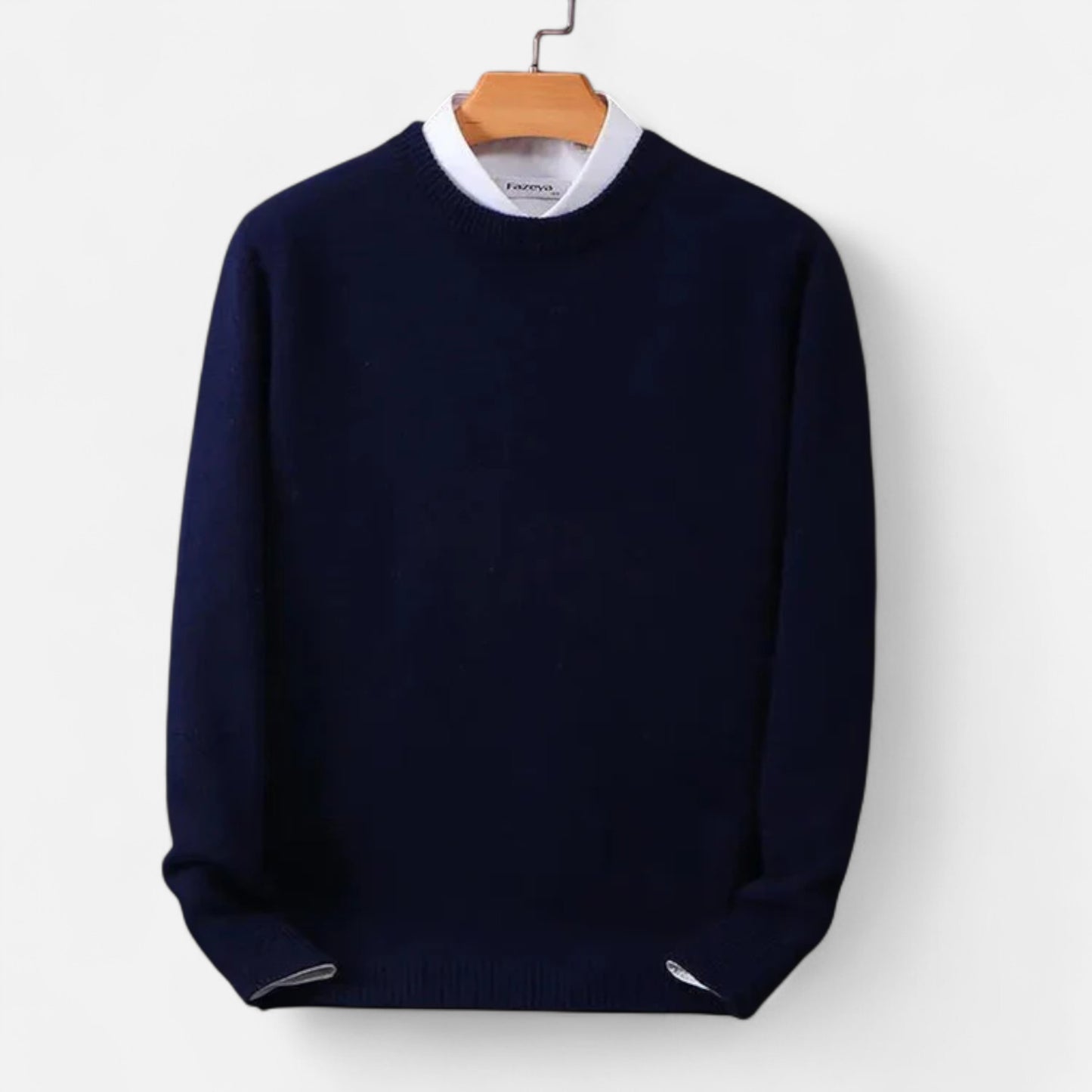 Zarenzio | Men's Cashmere Knitted O-Neck Sweater