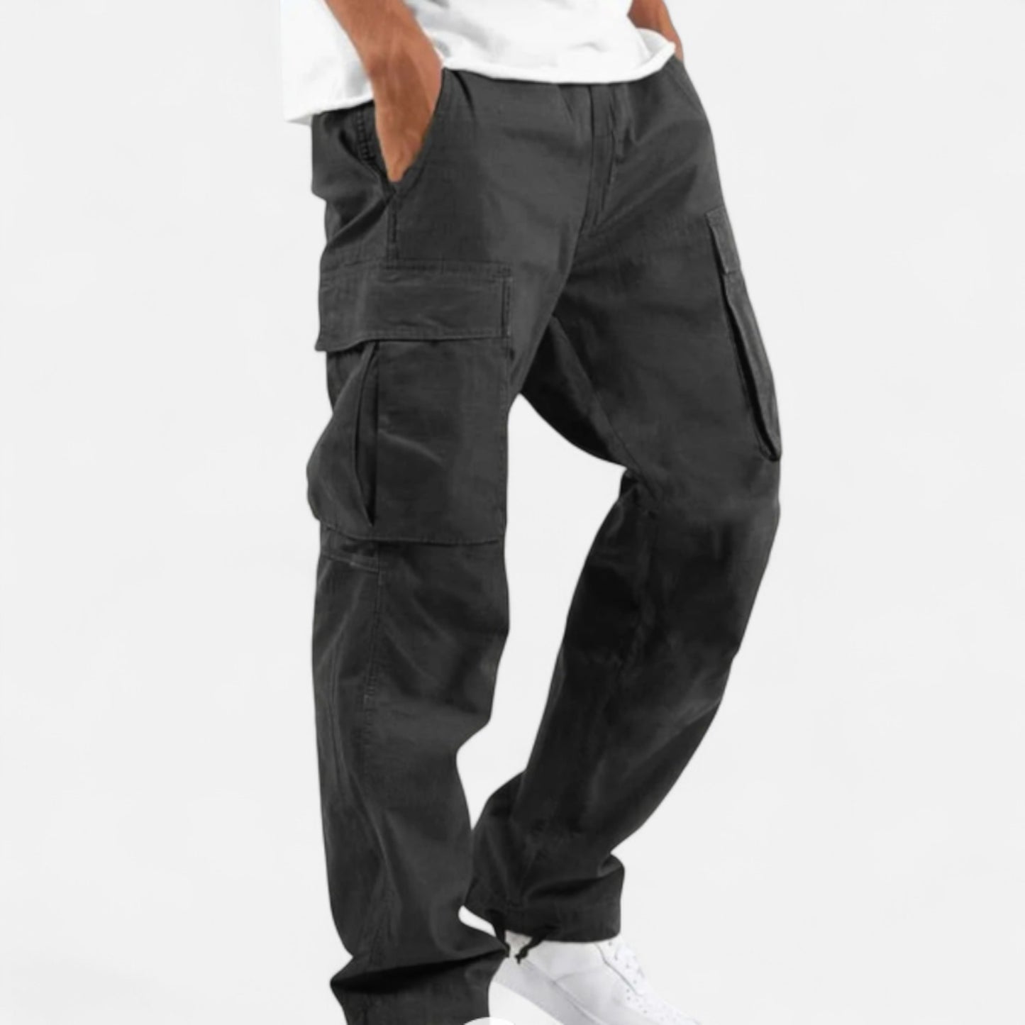 Zarenzio | Men’s Heritage Utility Cargo Trousers