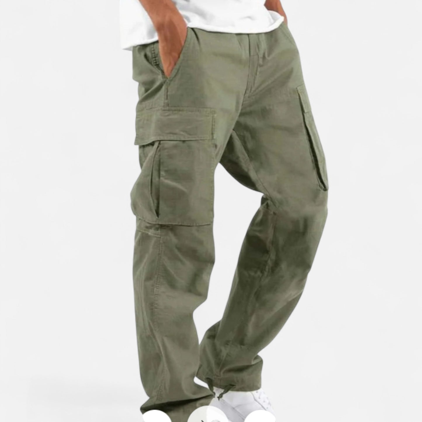 Zarenzio | Men’s Heritage Utility Cargo Trousers