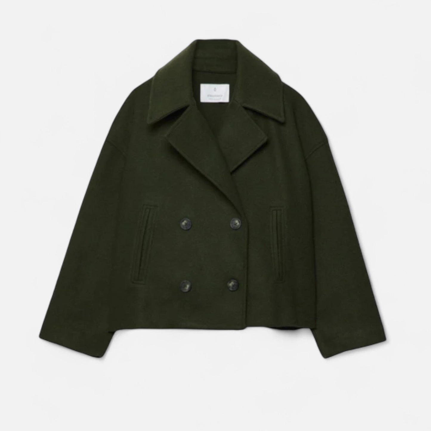 Zarenzio | Women’s Amelia Double-Breasted Wool-Blend Jacket