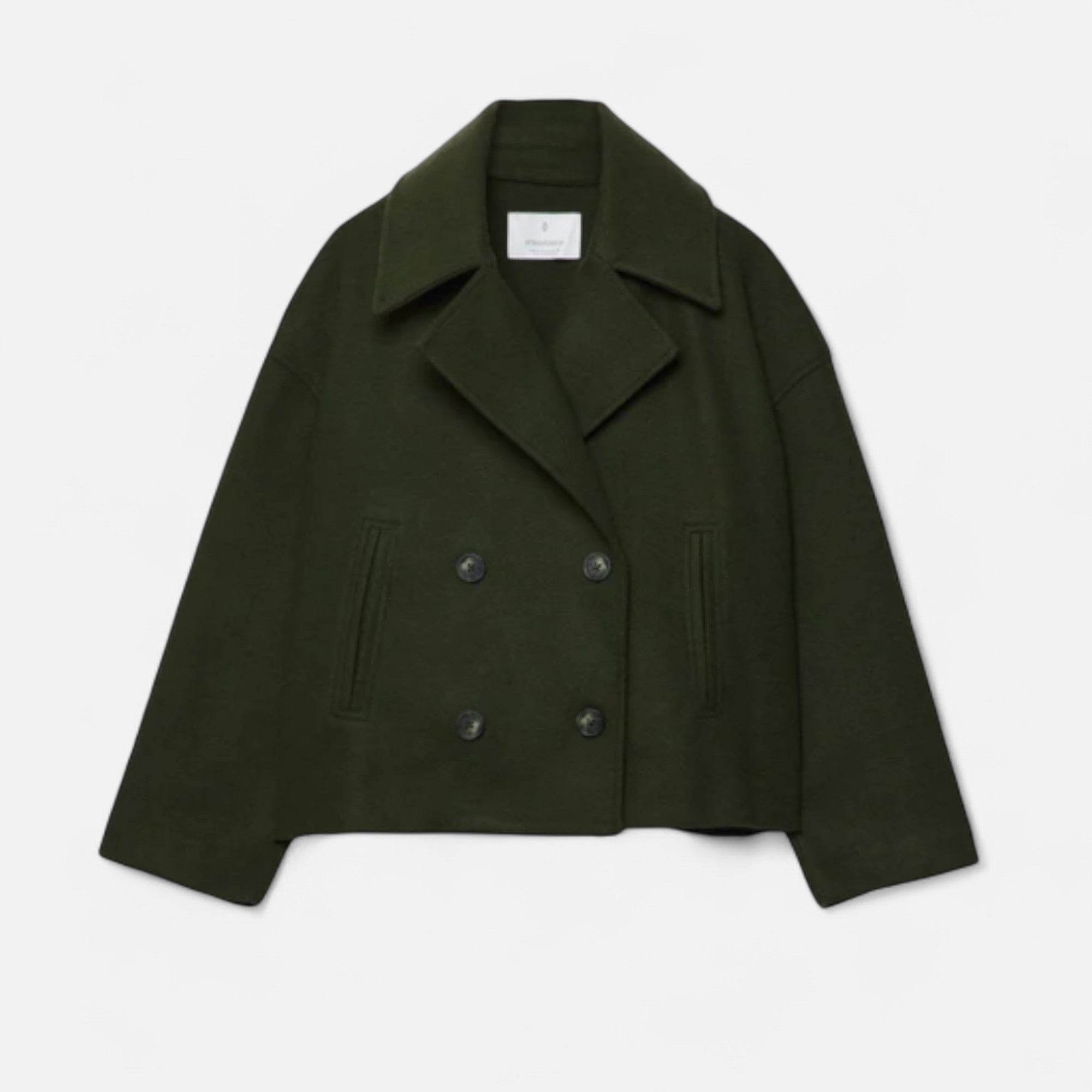 Zarenzio | Women’s Amelia Double-Breasted Wool-Blend Jacket