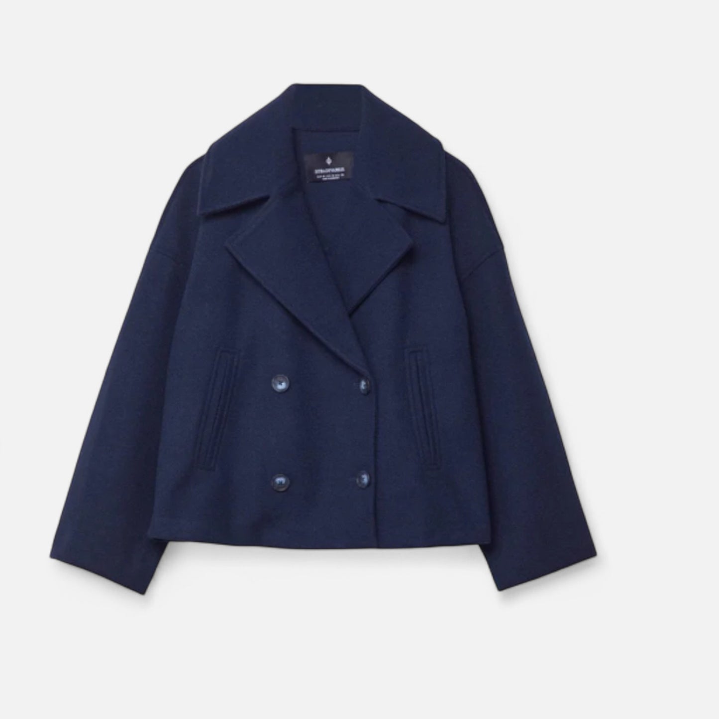 Zarenzio | Women’s Amelia Double-Breasted Wool-Blend Jacket