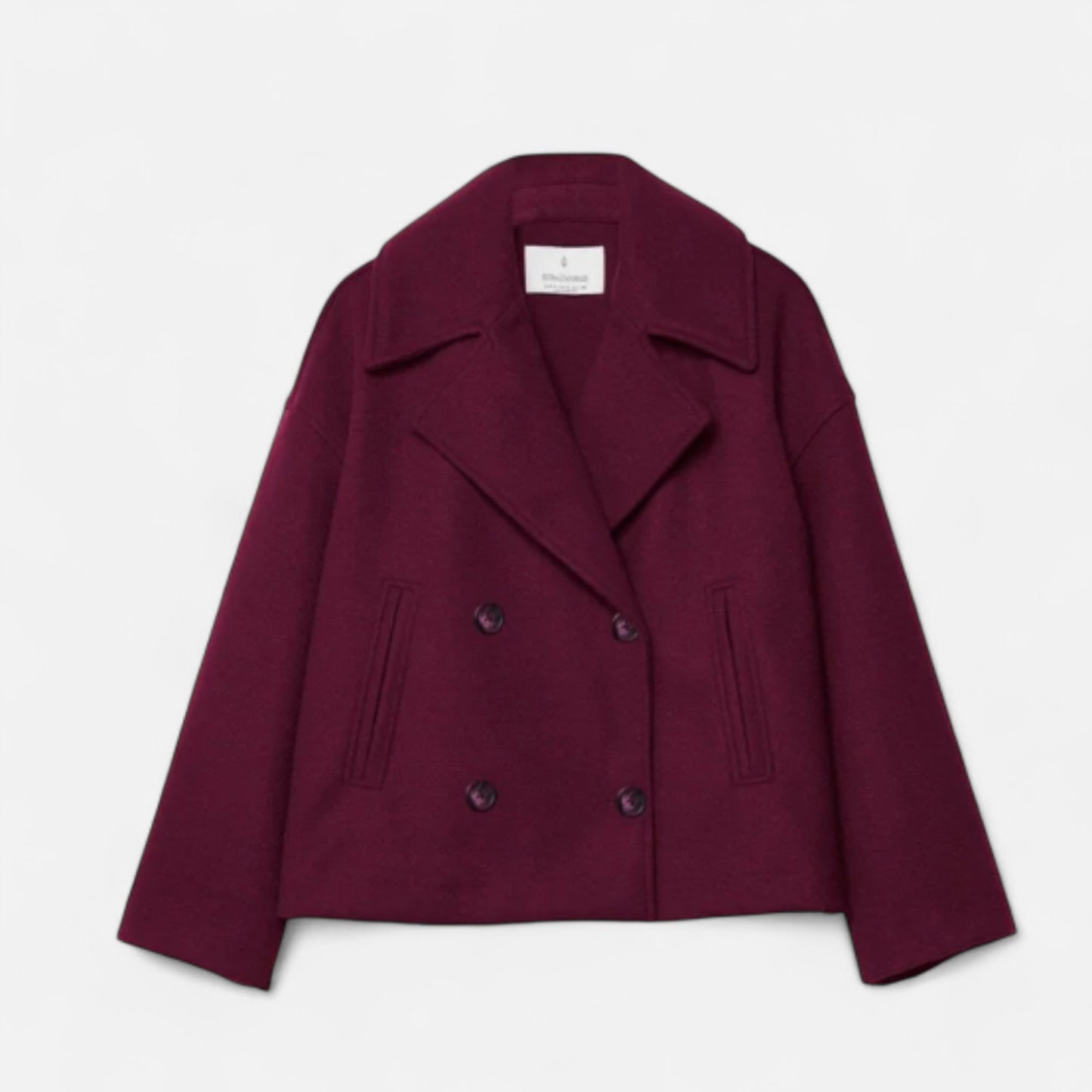 Zarenzio | Women’s Amelia Double-Breasted Wool-Blend Jacket