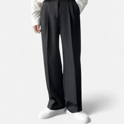 Zarenzio | Men’s Fitted Trouser in Tailored Wool Blend