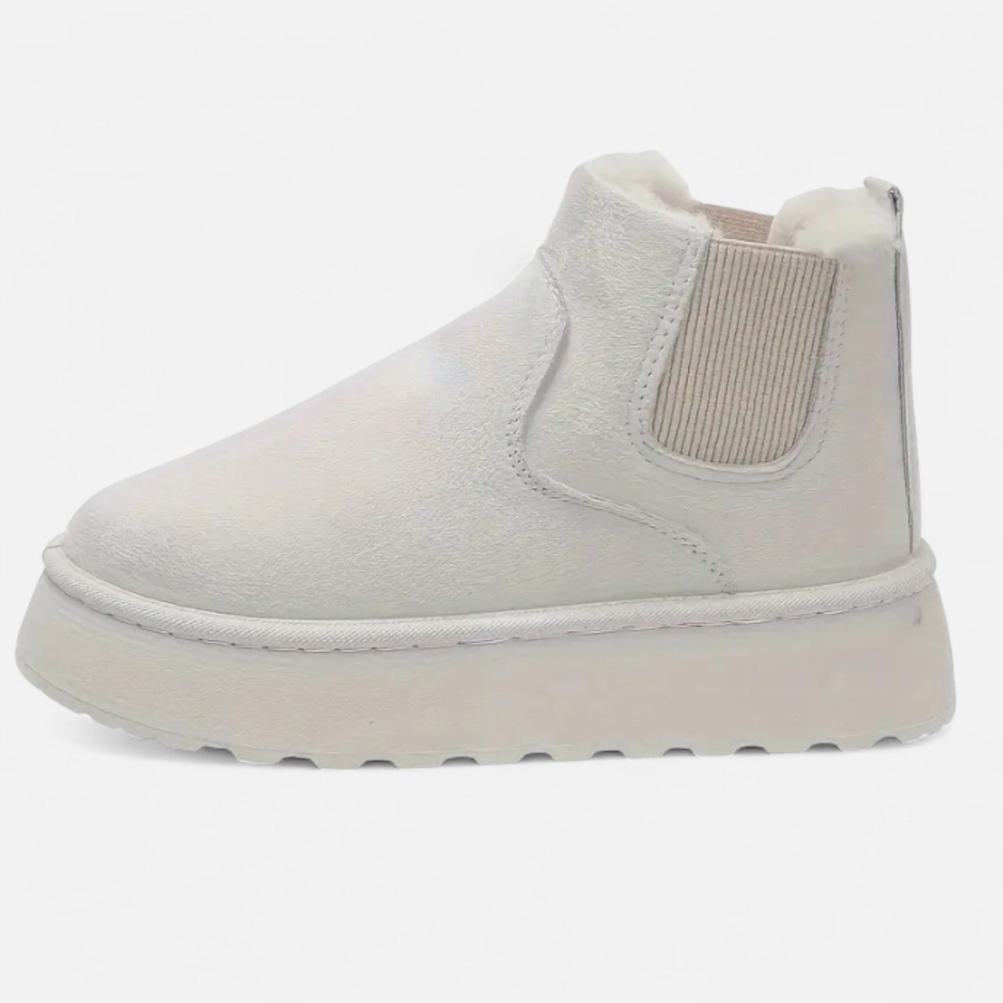 Zarenzio | Women’s Chunky-Heel Ankle Boot in Suede Finish