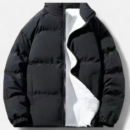 Zarenzio | Men’s Sleek Stand-Collar Jacket