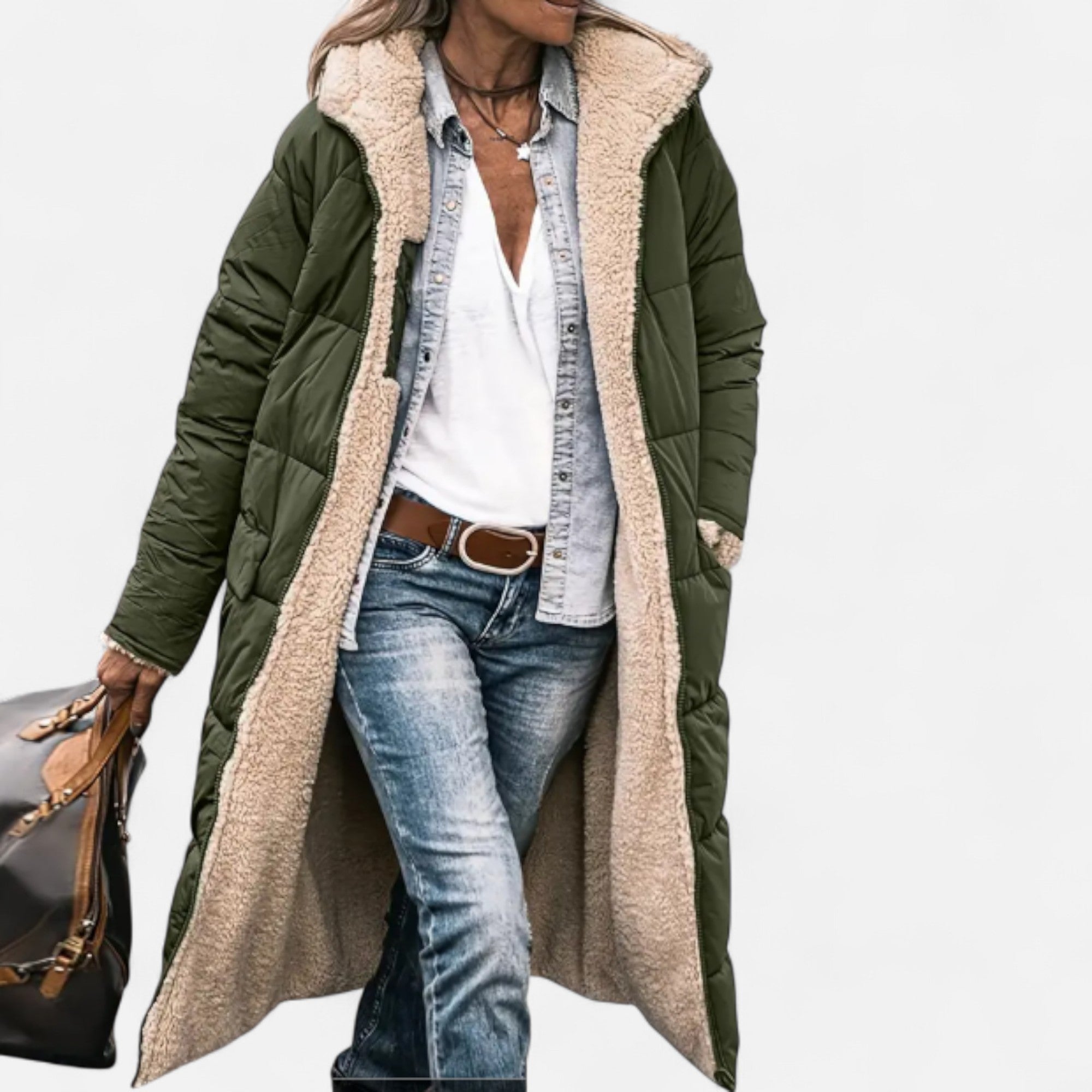 Zarenzio | Women’s Heritage Long Padded Coat