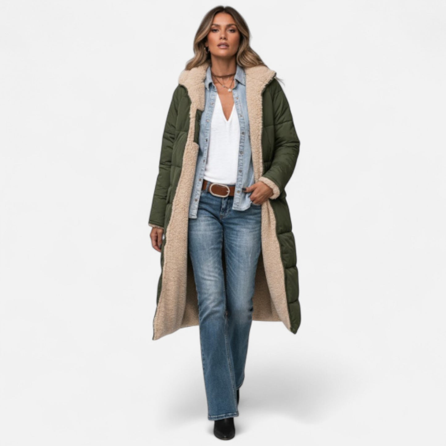 Zarenzio | Women’s Heritage Long Padded Coat