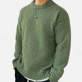 Zarenzio | Men's Polyester Knitted Crew Neck Sweater