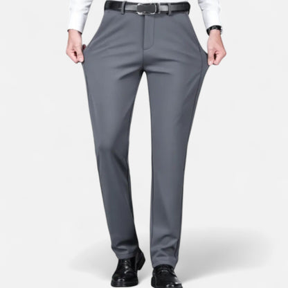 Zarenzio | Men’s Tailored Wool-Blend Winter Trousers