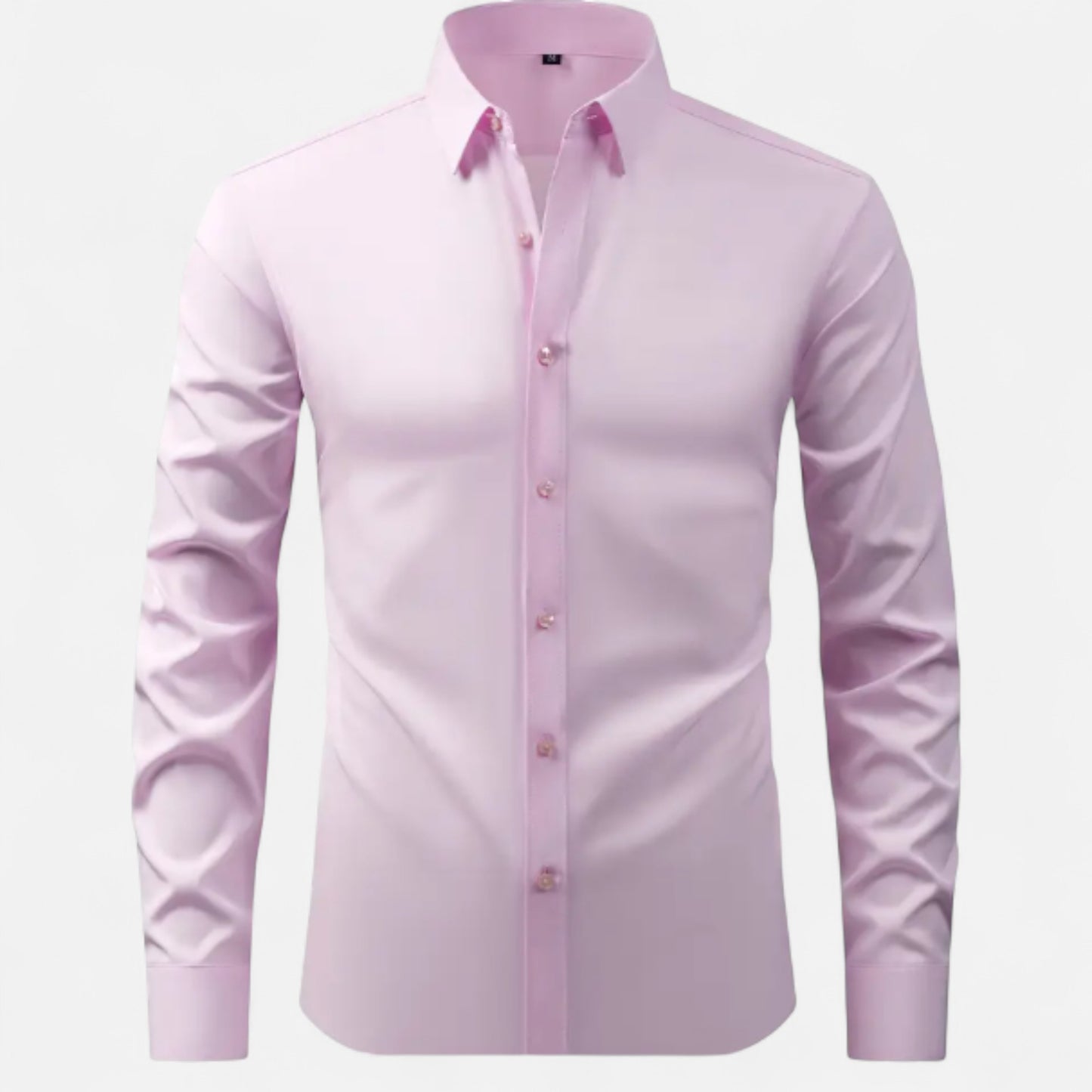 Zarenzio | Men’s Wrinkle-Free Tailored Business Shirt