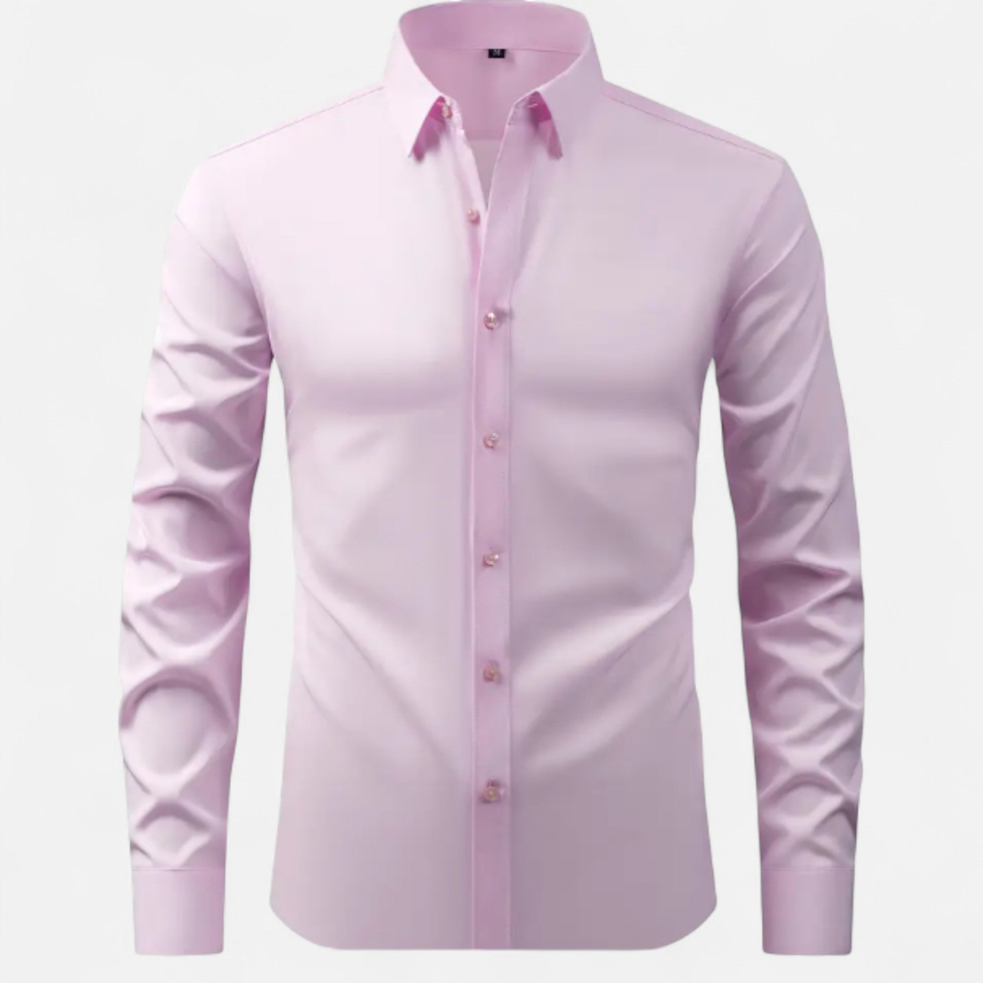 Zarenzio | Men’s Wrinkle-Free Tailored Business Shirt