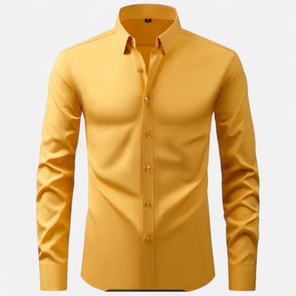 Zarenzio | Men’s Wrinkle-Free Tailored Business Shirt
