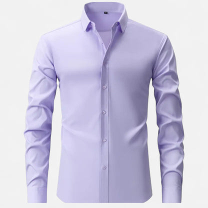 Zarenzio | Men’s Wrinkle-Free Tailored Business Shirt