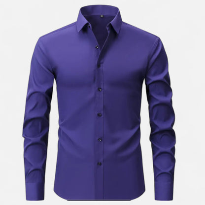 Zarenzio | Men’s Wrinkle-Free Tailored Business Shirt