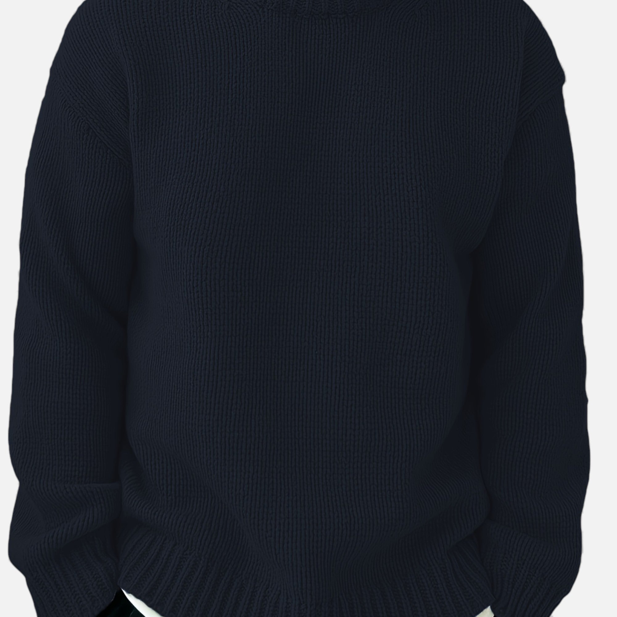 Zarenzio | Men's Polyester Knitted Crew Neck Sweater