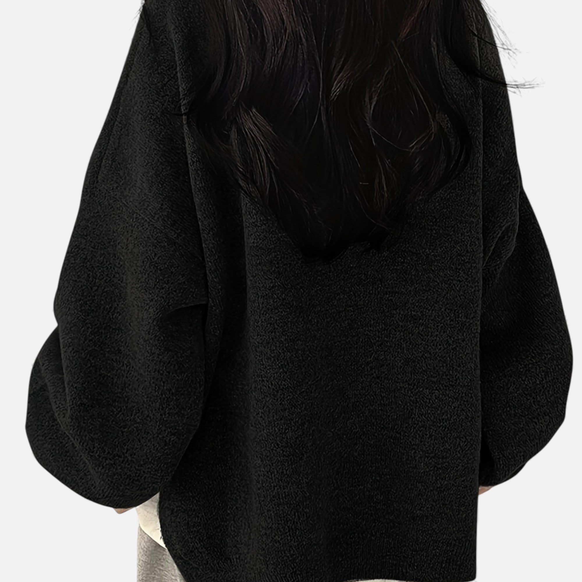 Zarenzio | Women's Polyester Knit Crew Neck Pullover Sweater