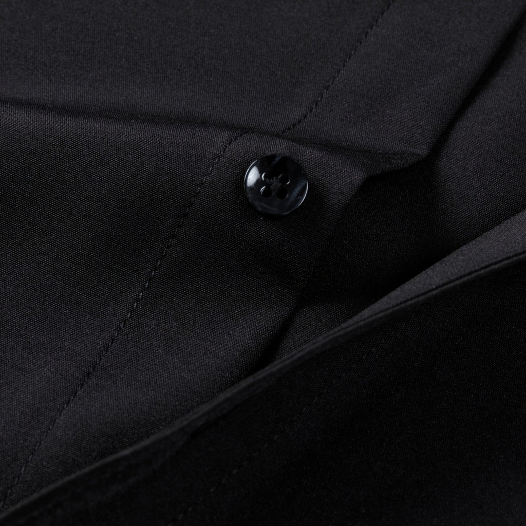 Zarenzio | Men's Polyester Slim-Fit Long Sleeve Business Shirt