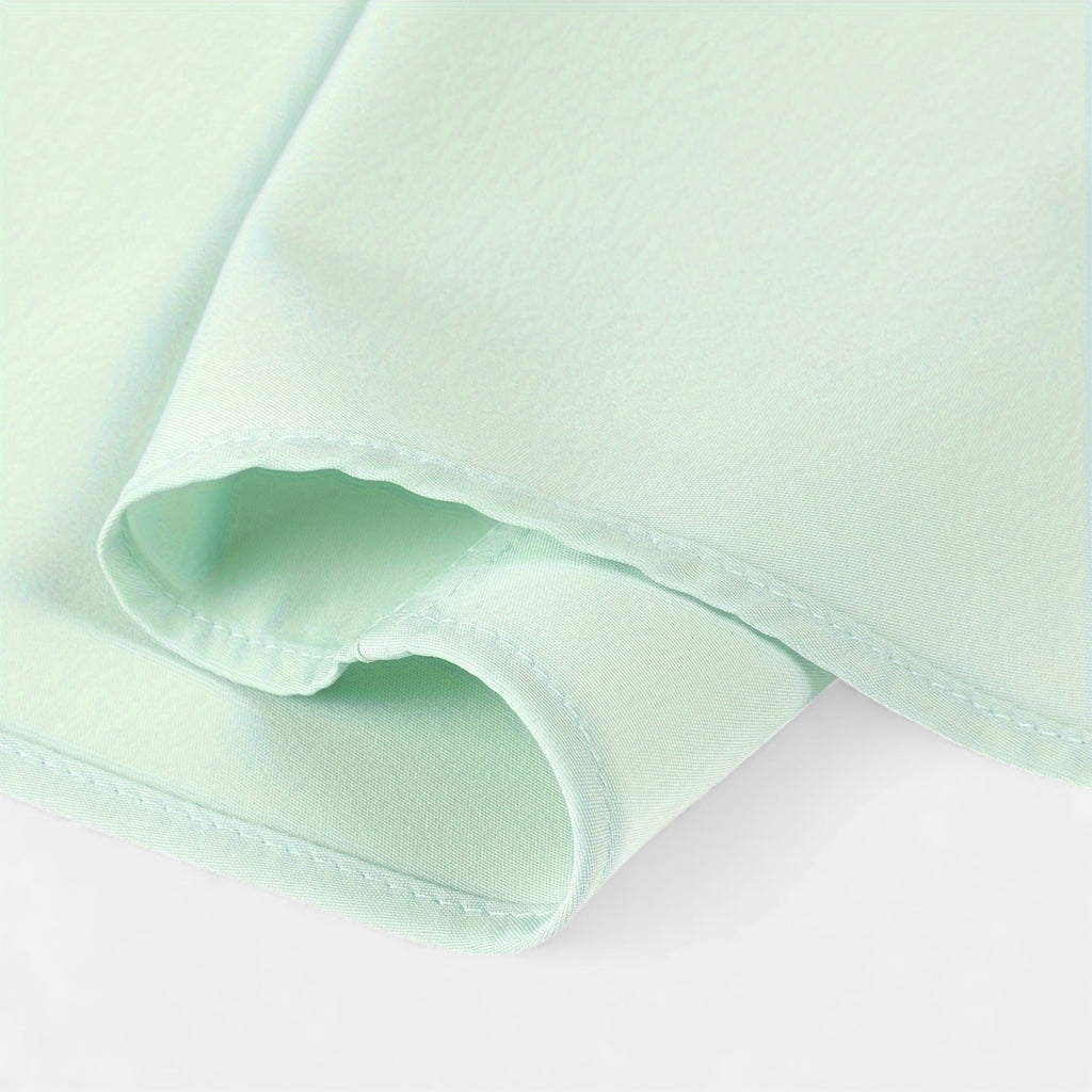 Zarenzio | Men's Polyester Slim-Fit Long Sleeve Business Shirt