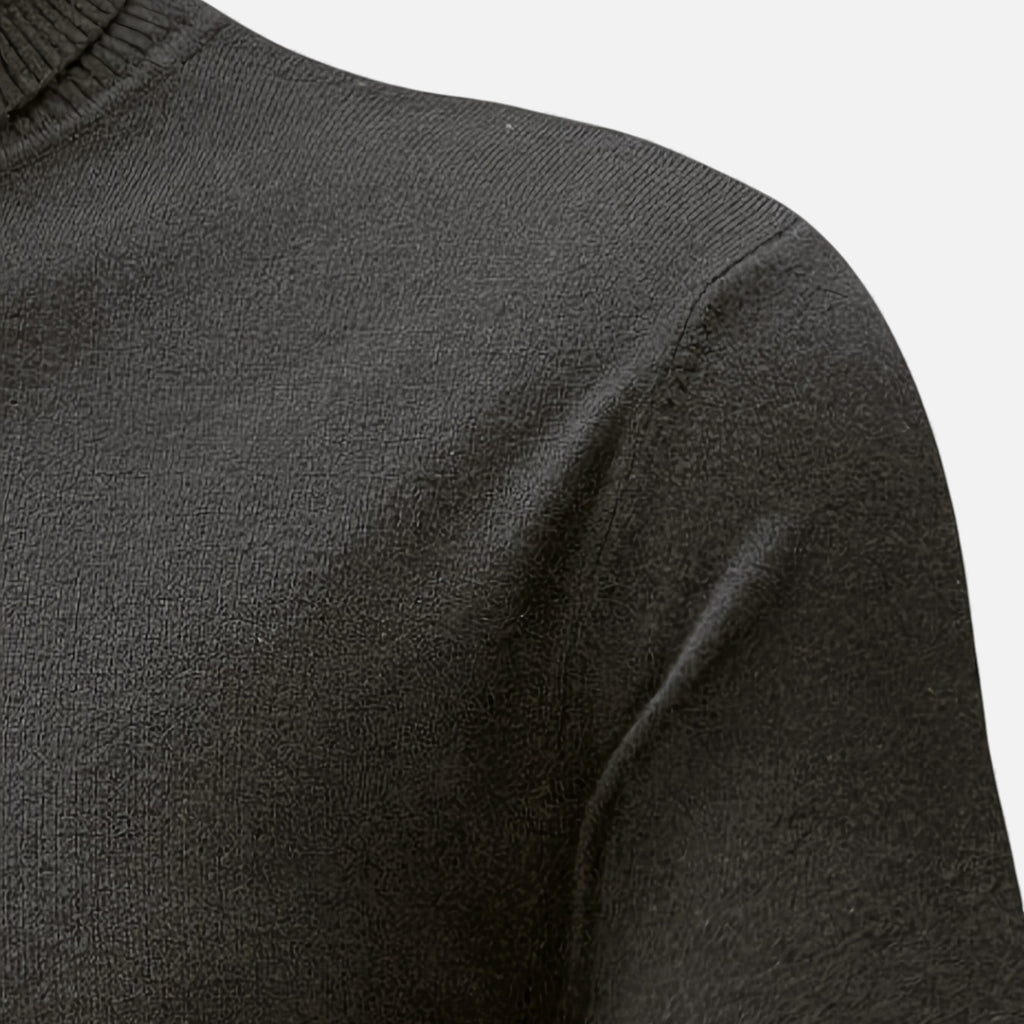 Zarenzio | Men's Viscose Blend Turtleneck Sweater