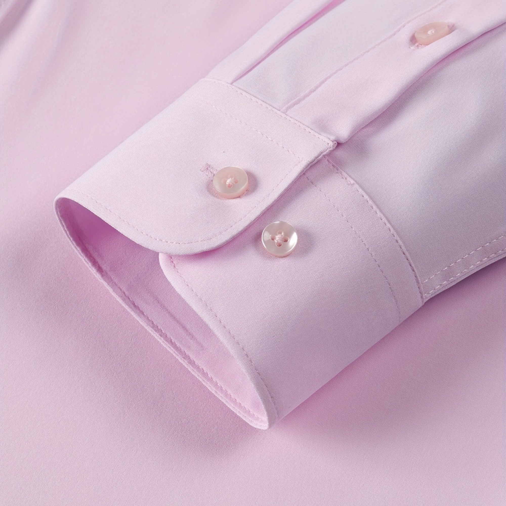 Zarenzio | Men's Polyester Slim-Fit Long Sleeve Business Shirt