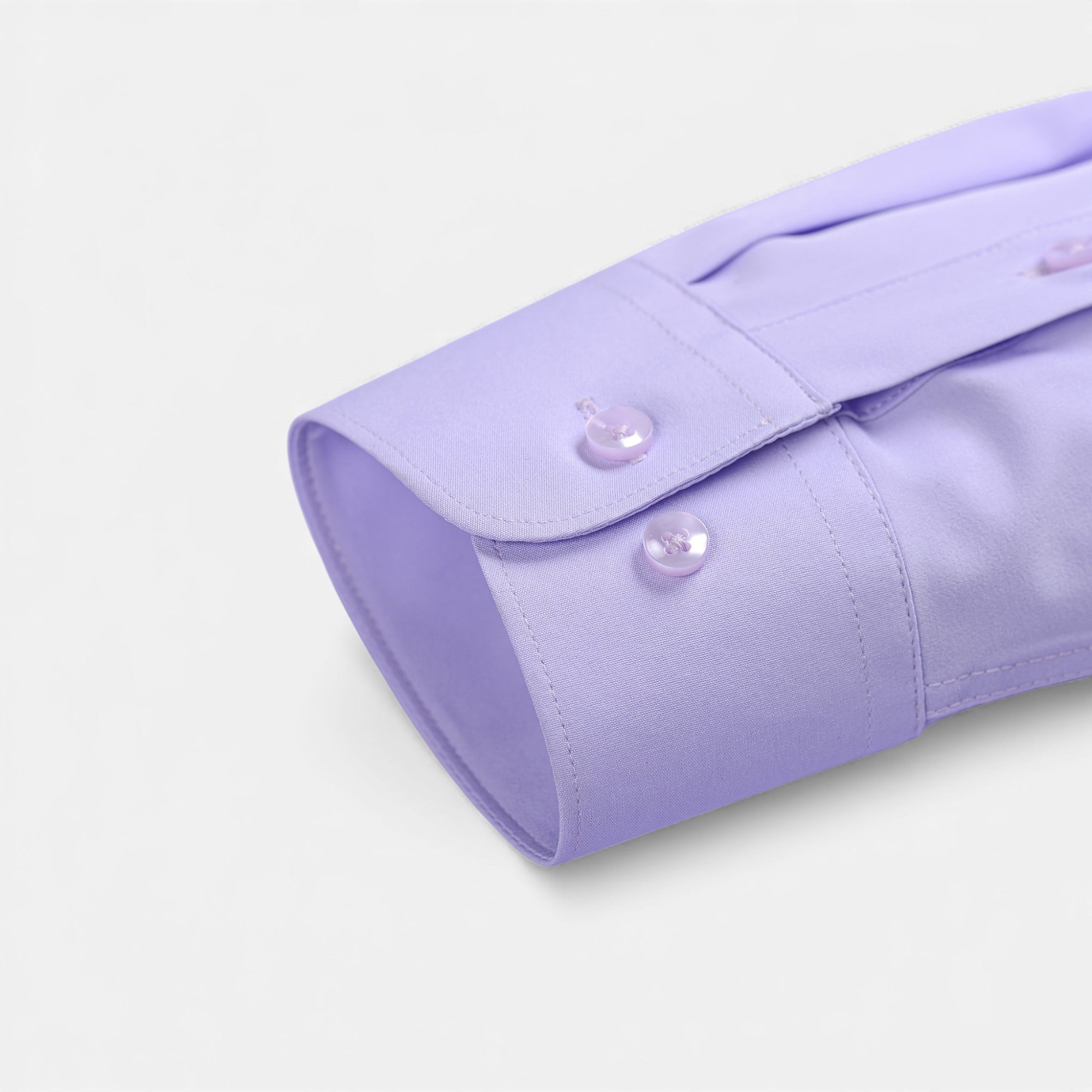 Zarenzio | Men's Polyester Slim-Fit Long Sleeve Business Shirt