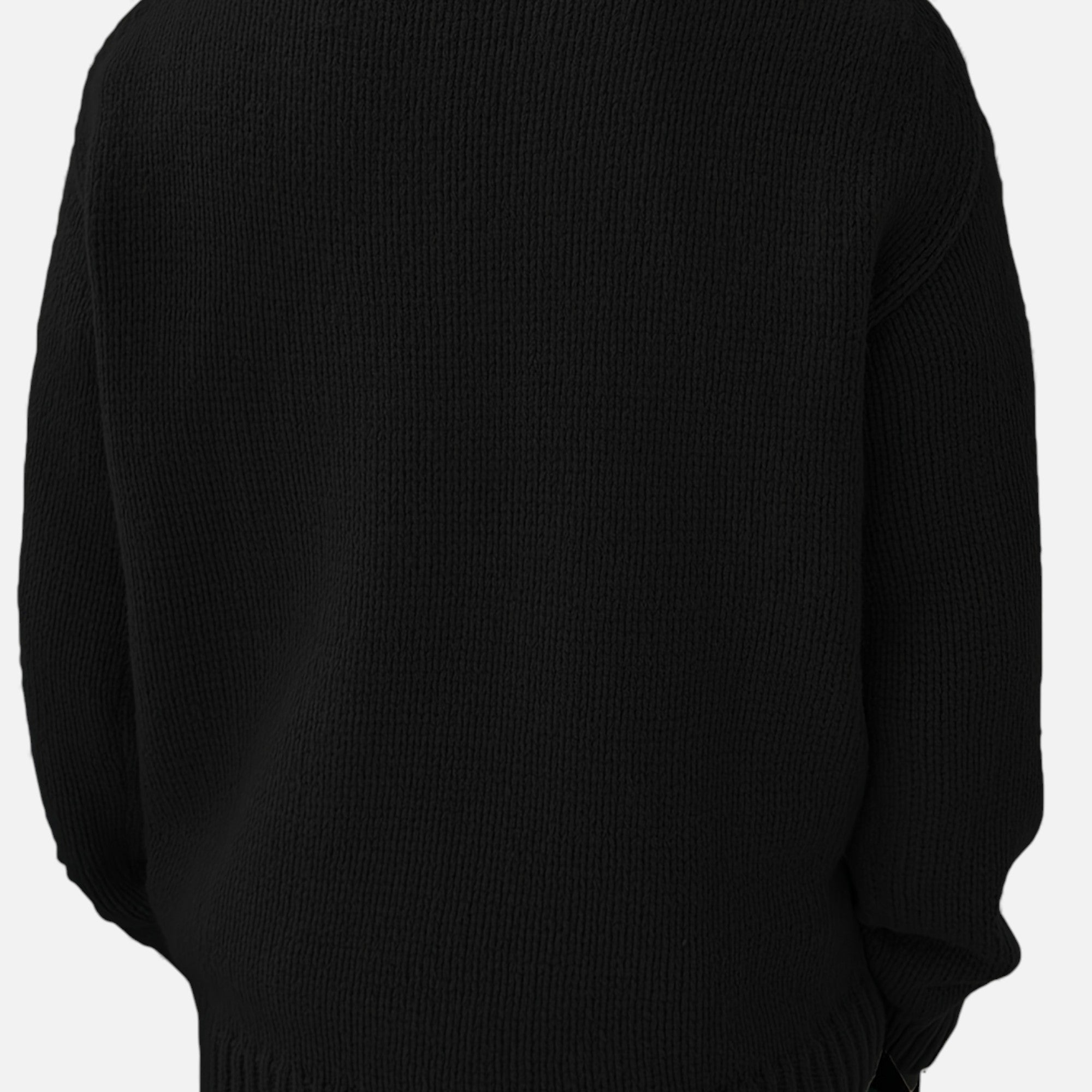 Zarenzio | Men's Polyester Knitted Crew Neck Sweater