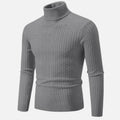 Zarenzio | Men's Polyester Knitted High Neck Turtleneck Sweater