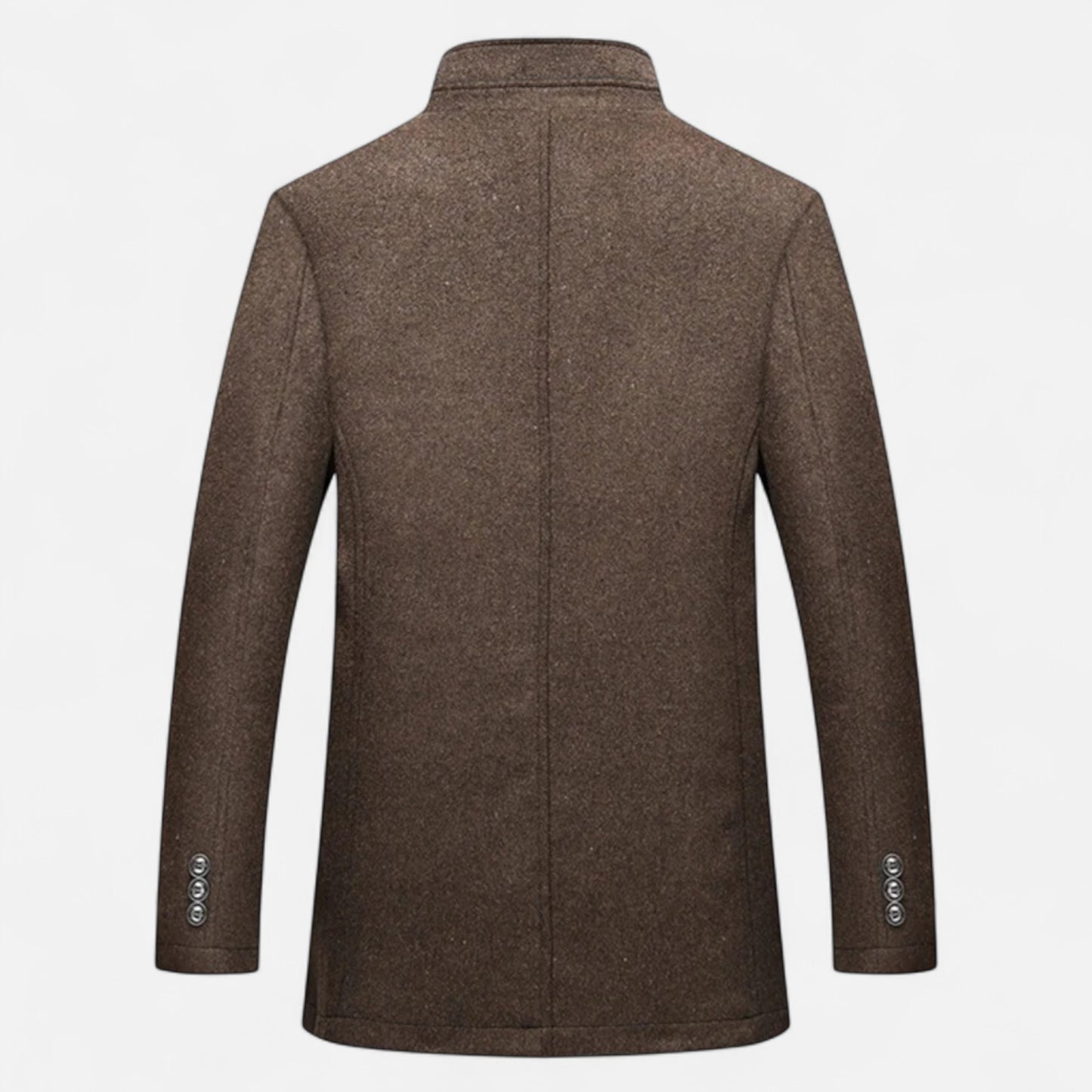 Zarenzio | Men's Polyester Wool Blend Slim Fit Winter Parka Jacket