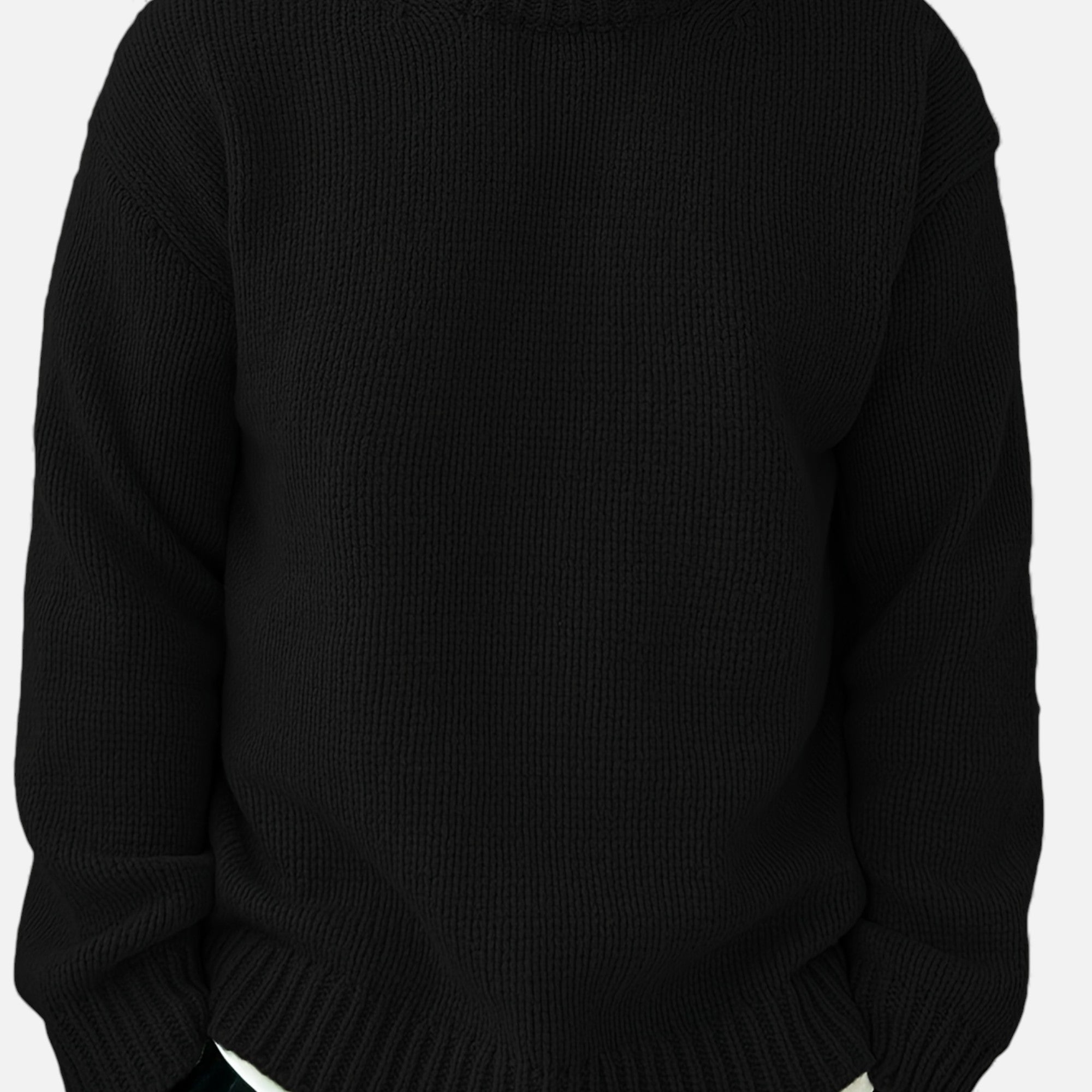 Zarenzio | Men's Polyester Knitted Crew Neck Sweater